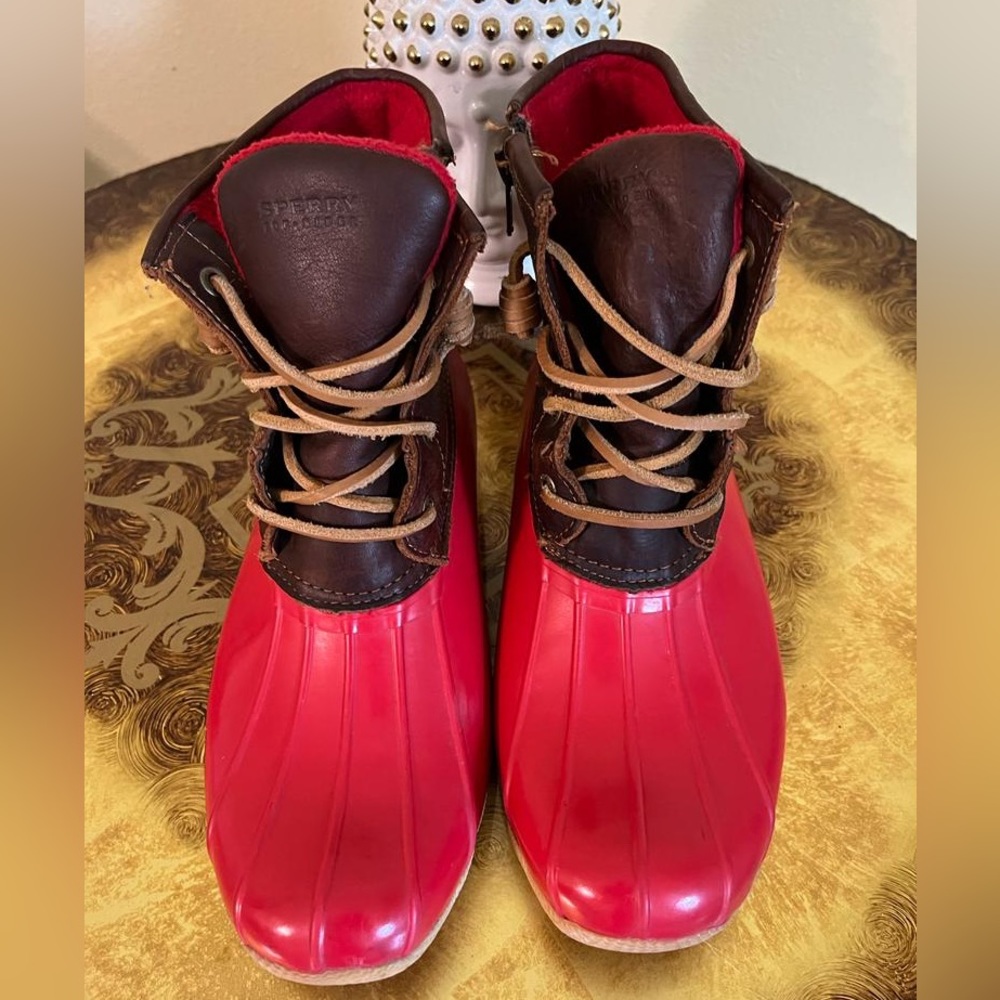 sperry top sider boots for women (waterproof rubber boot)